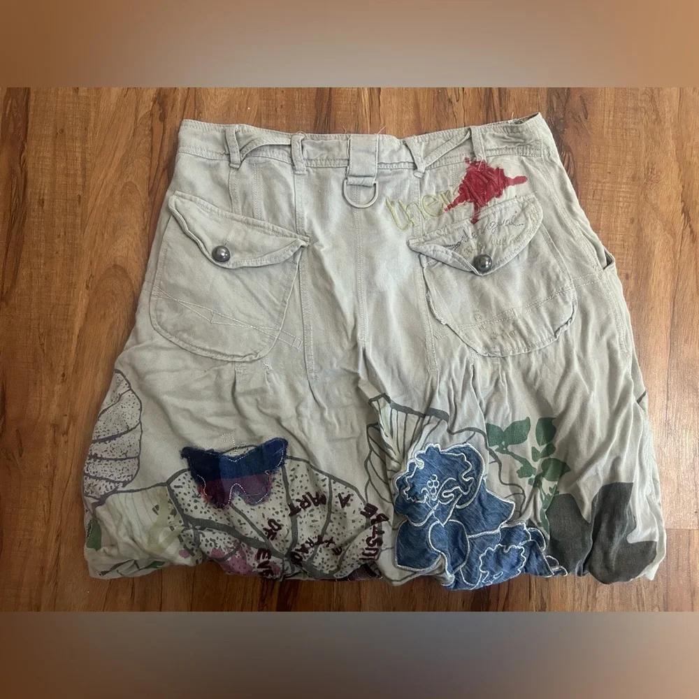 Desigual Bubble Mix Pattern Skirt Womens size 8 - Picture 2 of 11